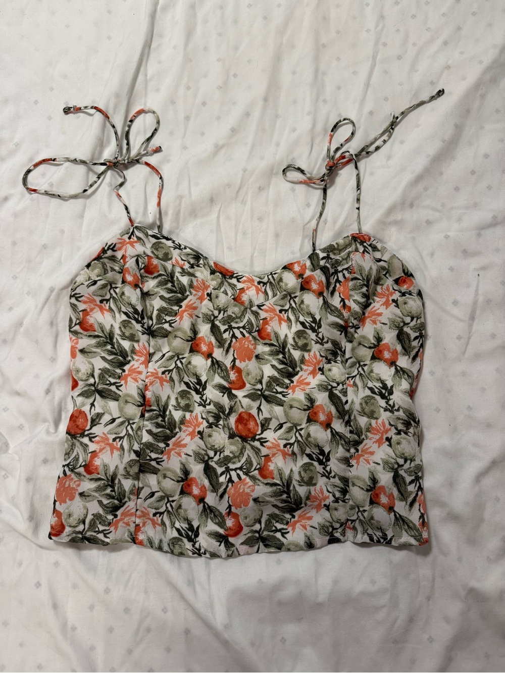 Abercrombie & Fitch Cami Top - Orange & Green